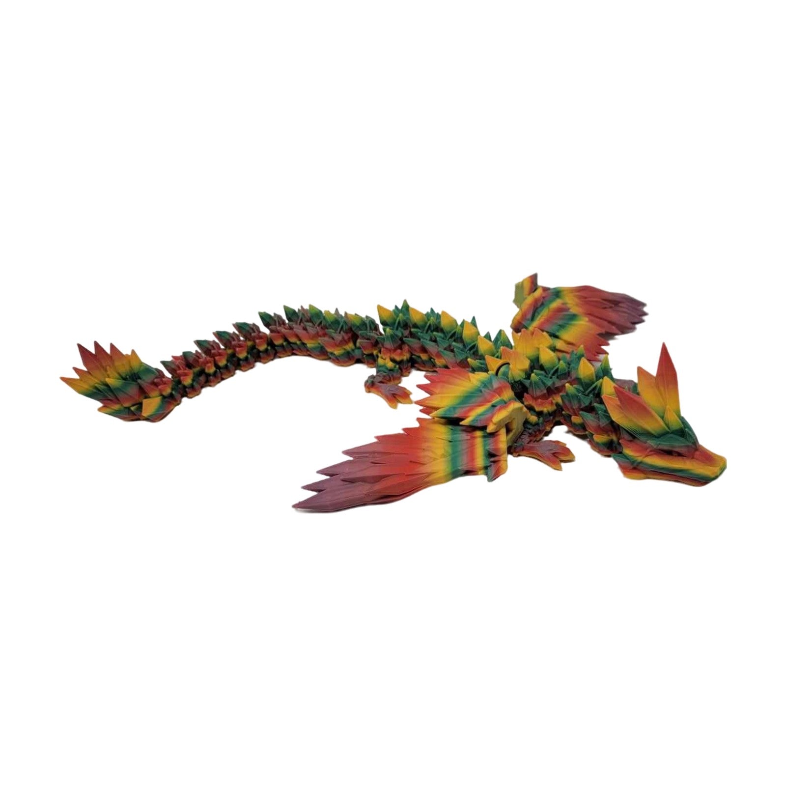 Enchanted Crystal Winged Dragon Figurine - BLB3D Printing