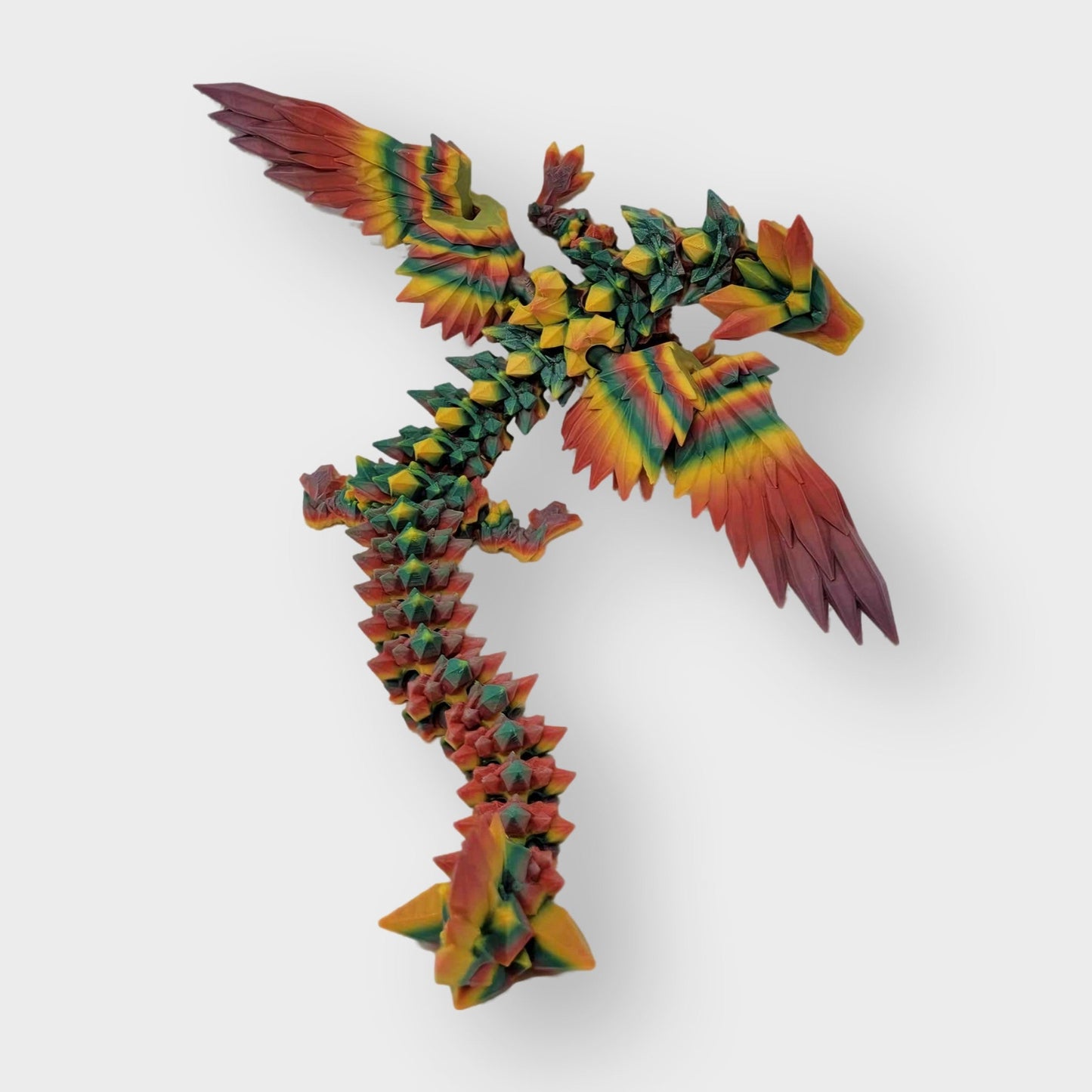 Enchanted Crystal Winged Dragon Figurine - BLB3D Printing