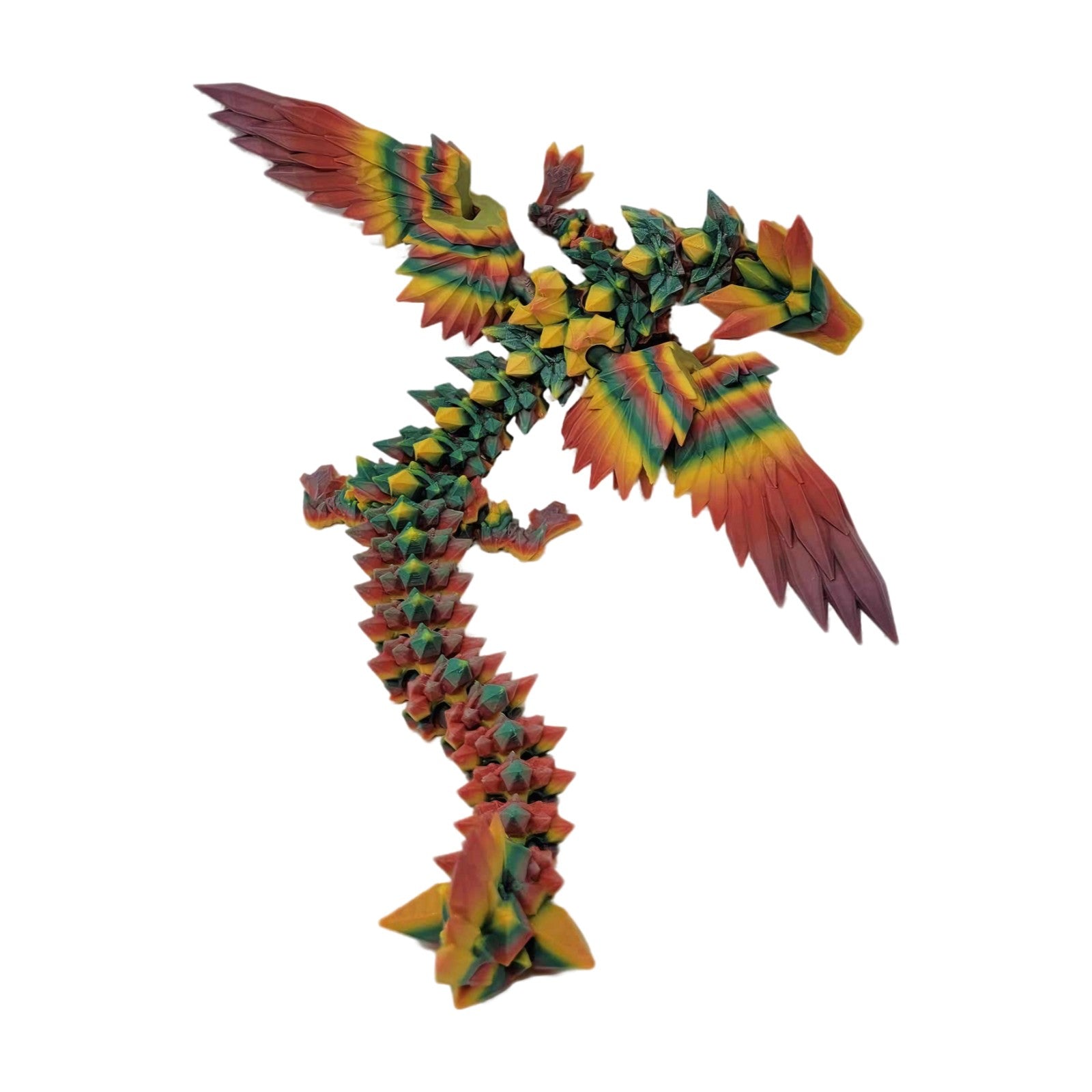 Enchanted Crystal Winged Dragon Figurine - BLB3D Printing