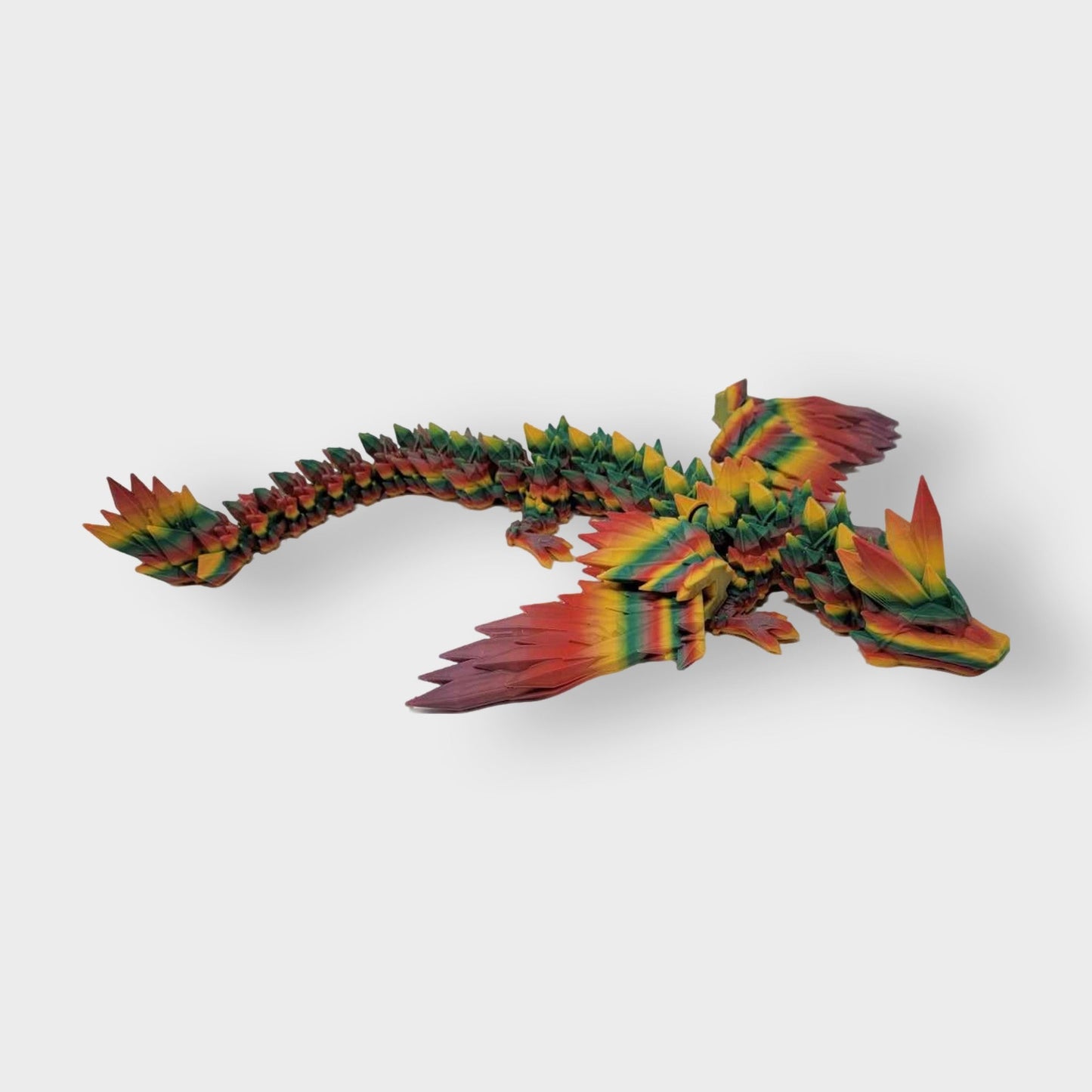 Enchanted Crystal Winged Dragon Figurine - BLB3D Printing