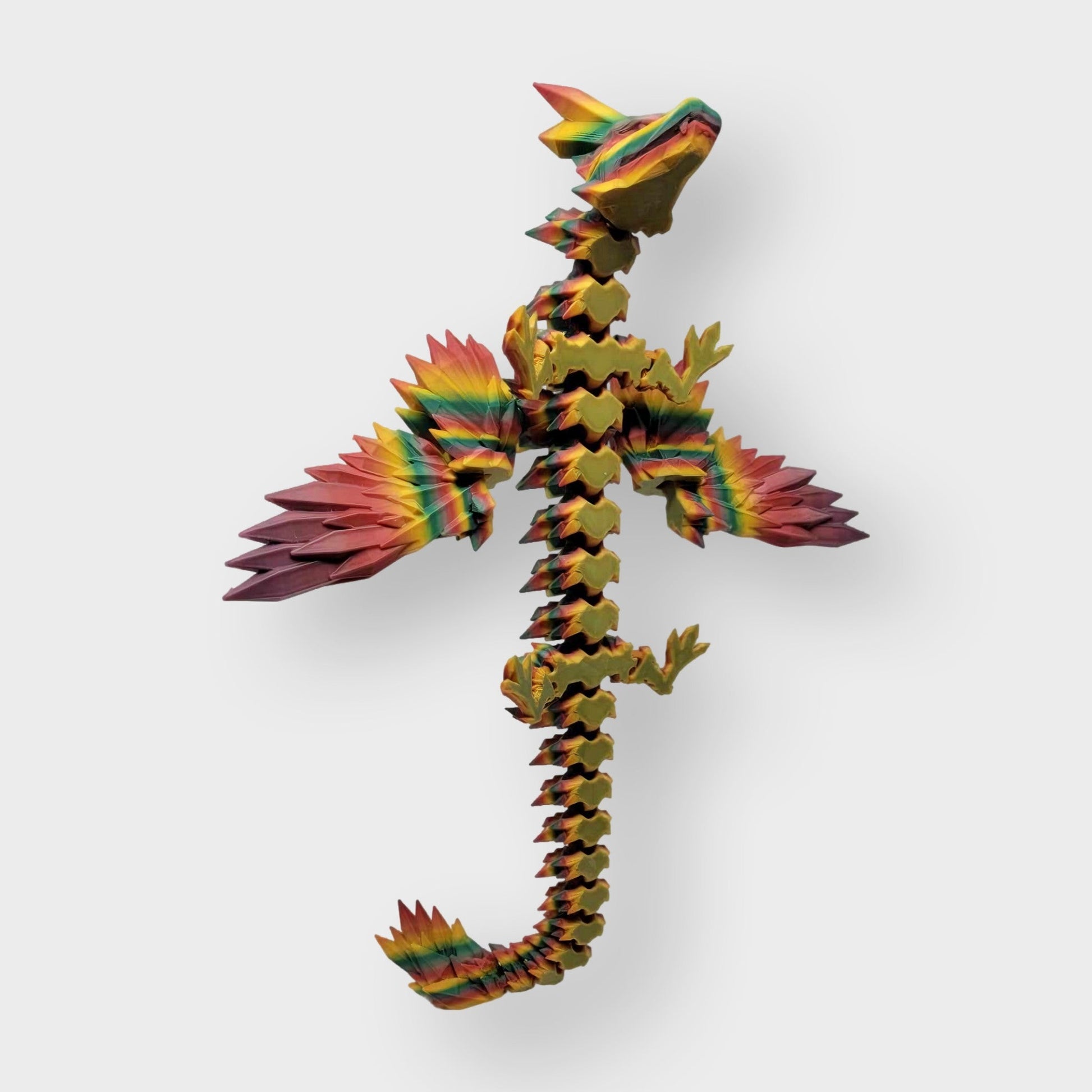 Enchanted Crystal Winged Dragon Figurine - BLB3D Printing