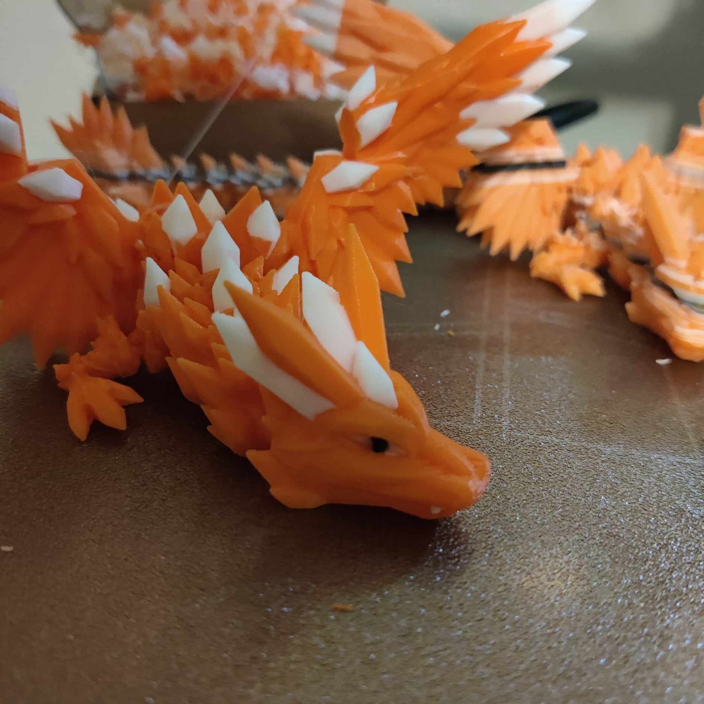 Enchanted Crystal Winged Dragon Figurine - BLB3D Printing