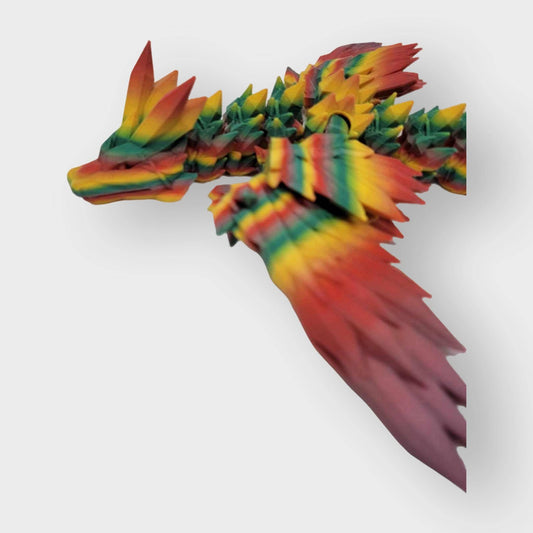 Enchanted Crystal Winged Dragon Figurine - BLB3D Printing