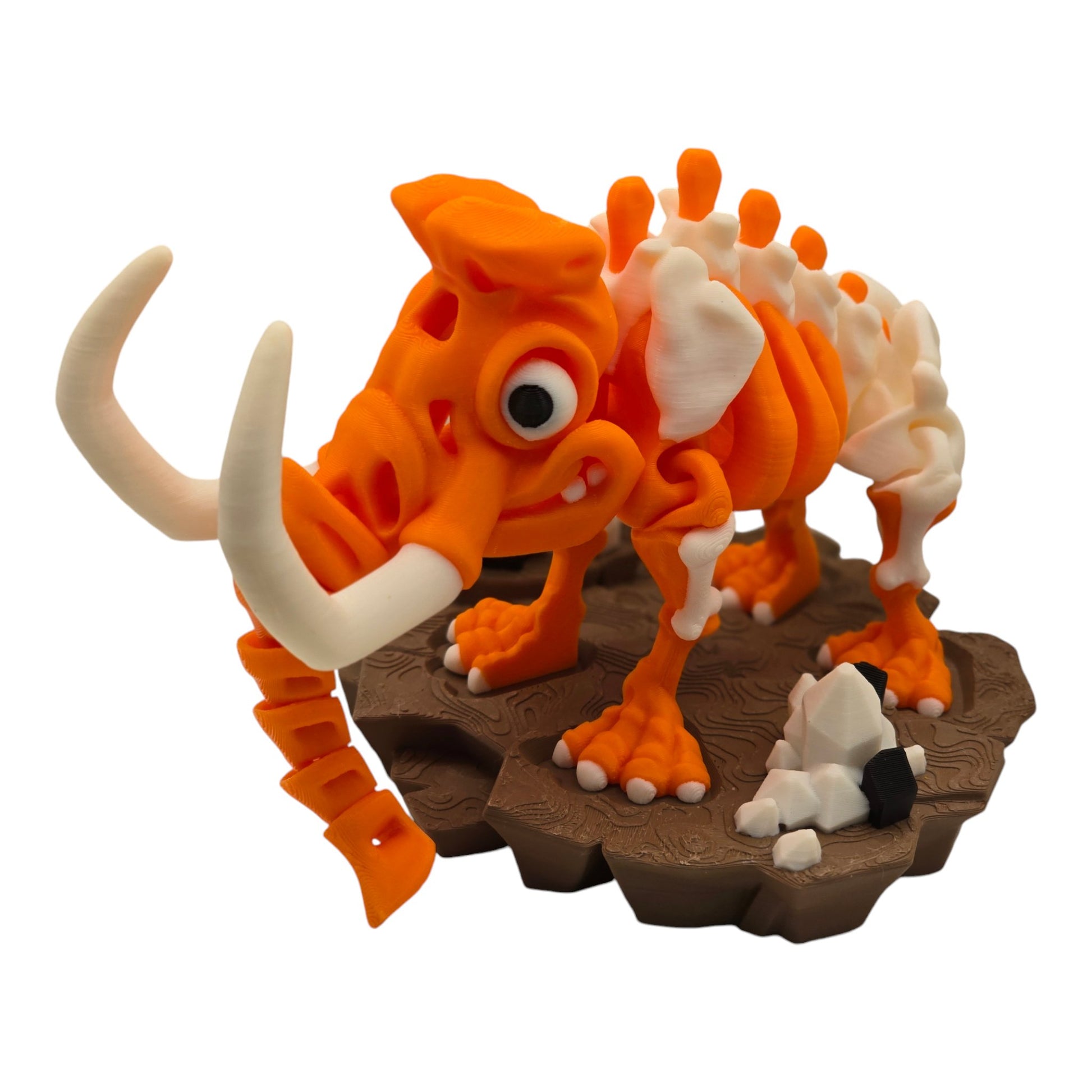 Mastodon Marvel: 3D Printed Prehistoric Skeleton by Flexi Factory - BLB3D Printing