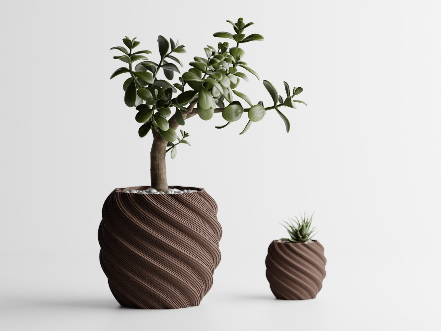 Ribbed Elegance Plant Pot - BLB3D Printing