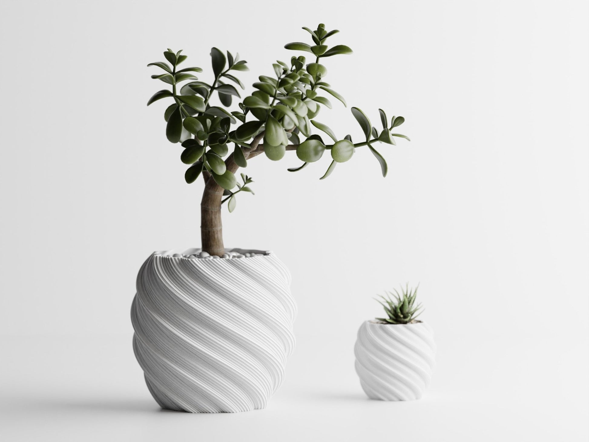 Ribbed Elegance Plant Pot - BLB3D Printing